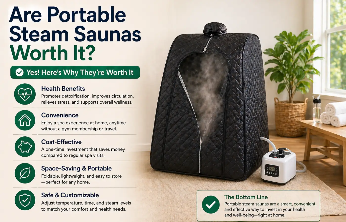 Are Portable Steam Saunas Worth It