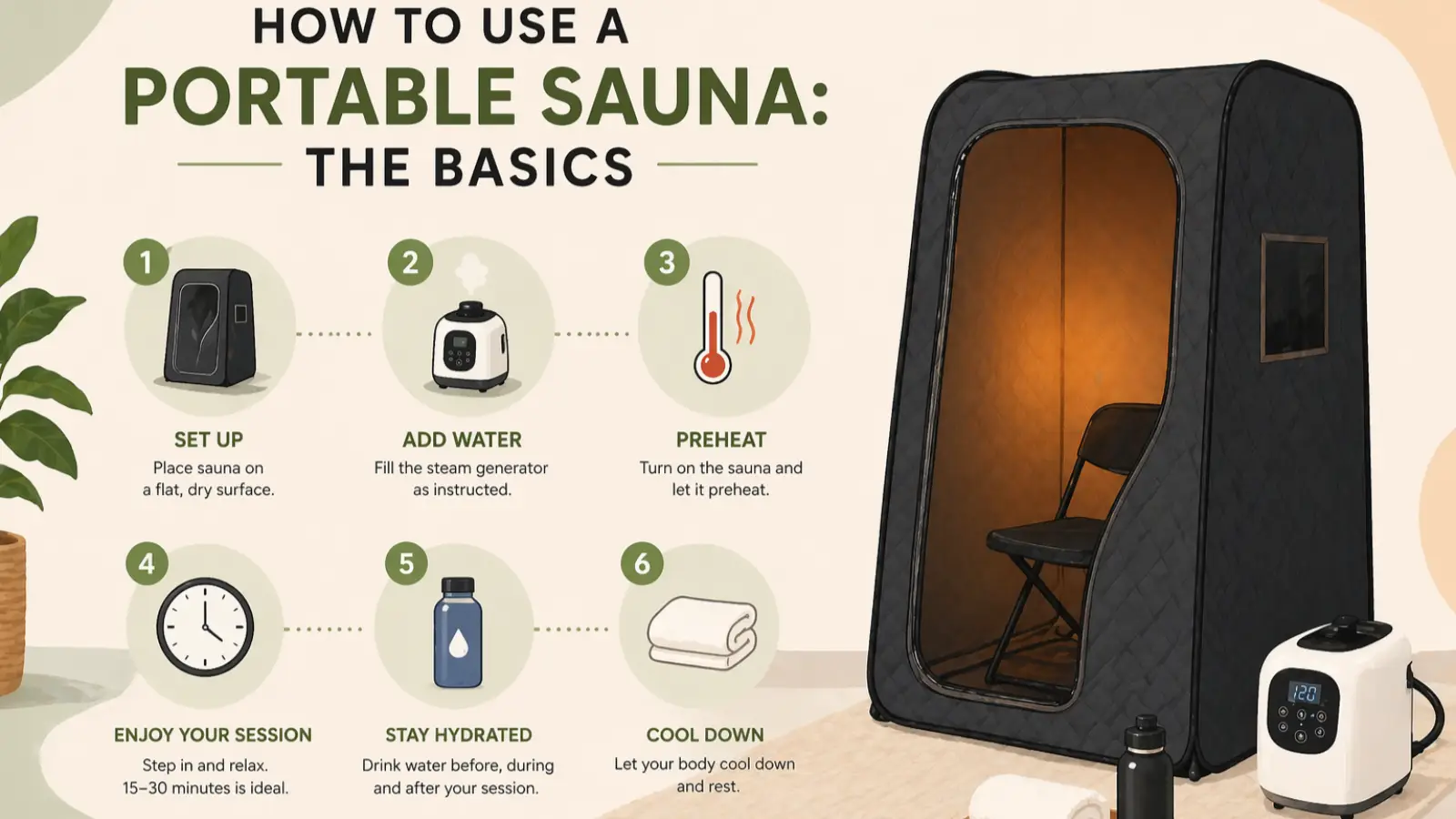 How to Use a Portable Sauna The Basics