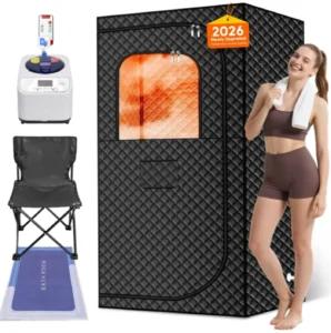 Best Portable Infrared Sauna With Low EMF: 5 Top Picks 2 MIXC Portable Steam Sauna Box - Best Overall