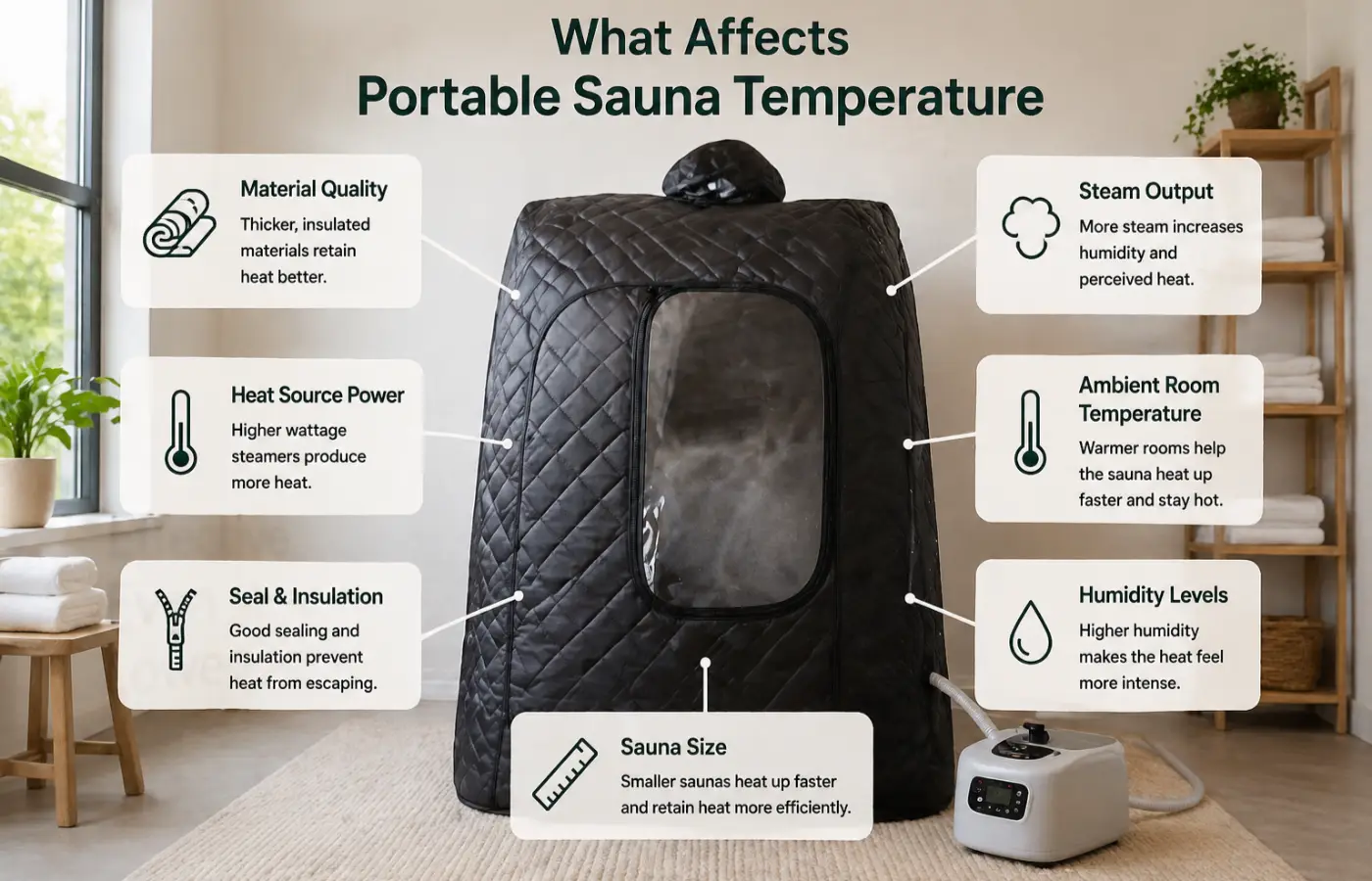 What Affects Portable Sauna Temperature