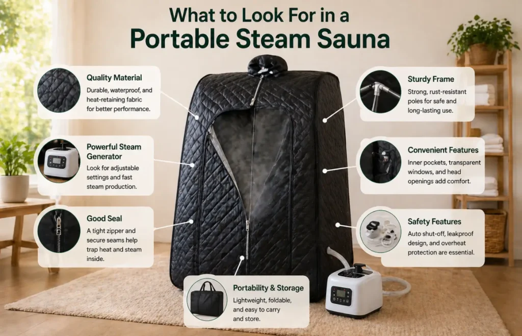 What to Look For in a Portable Steam Sauna