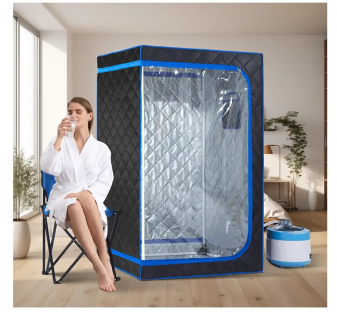 ZONEMEL Full Size Portable Steam Sauna Kit - Best Budget