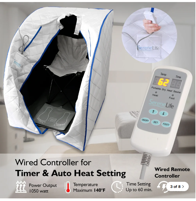 SereneLife SLISAU10SL Infrared Sauna Review (Most Portable Option)