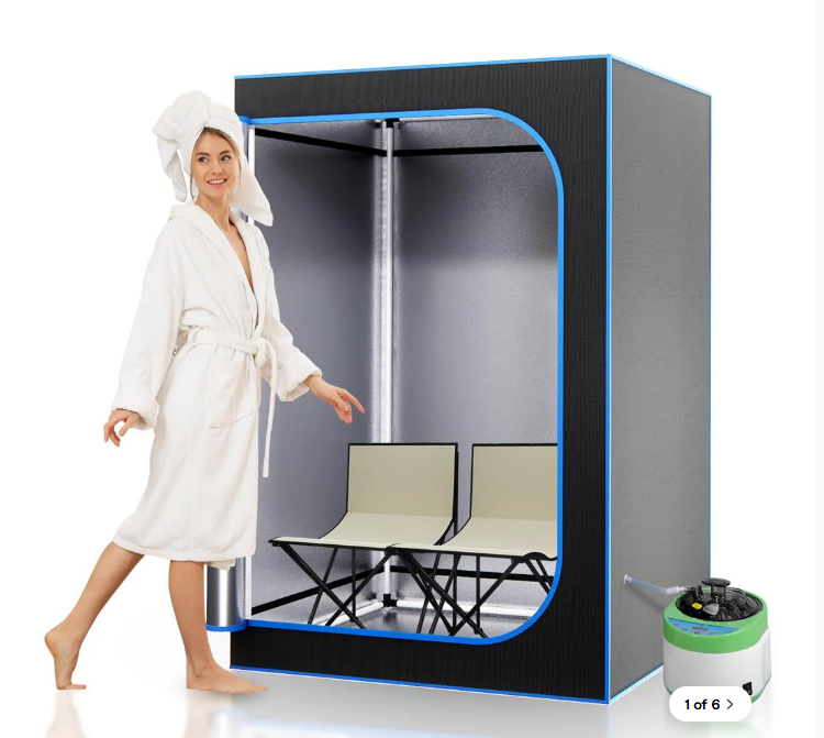 SereneLife SLISAU40BK Portable Sauna Review (Best for Comfort)