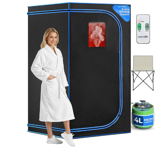 SereneLife Portable Steam Sauna - Best for Taller Users