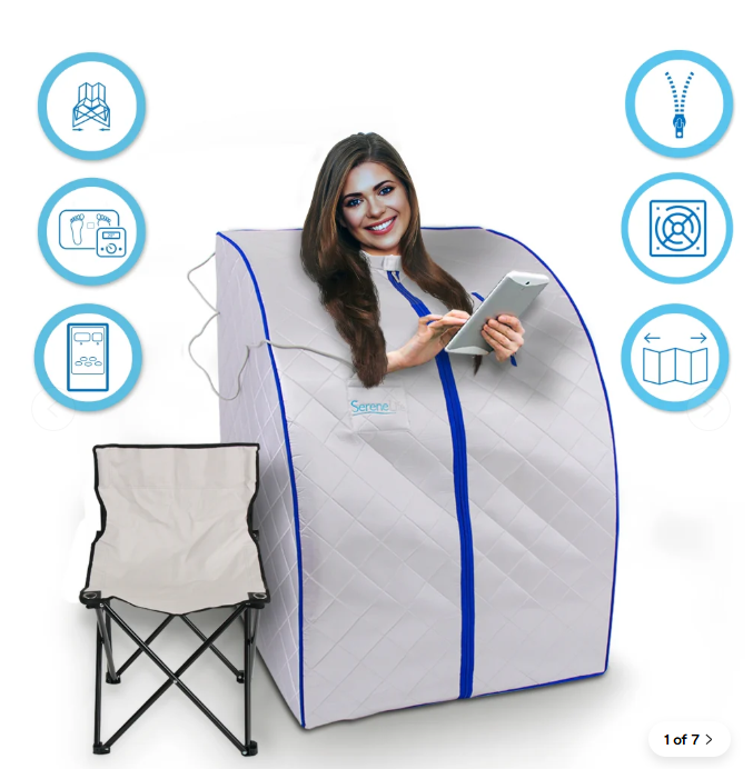 SereneLife SLISAU20SL Portable Steam Sauna Review (Best Overall)
