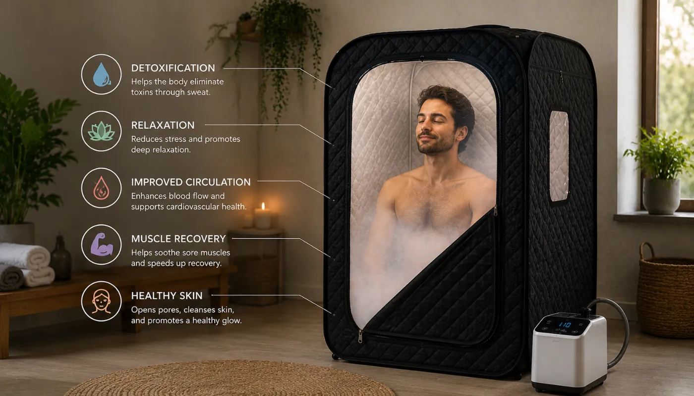 The Main Portable Steam Sauna Benefits