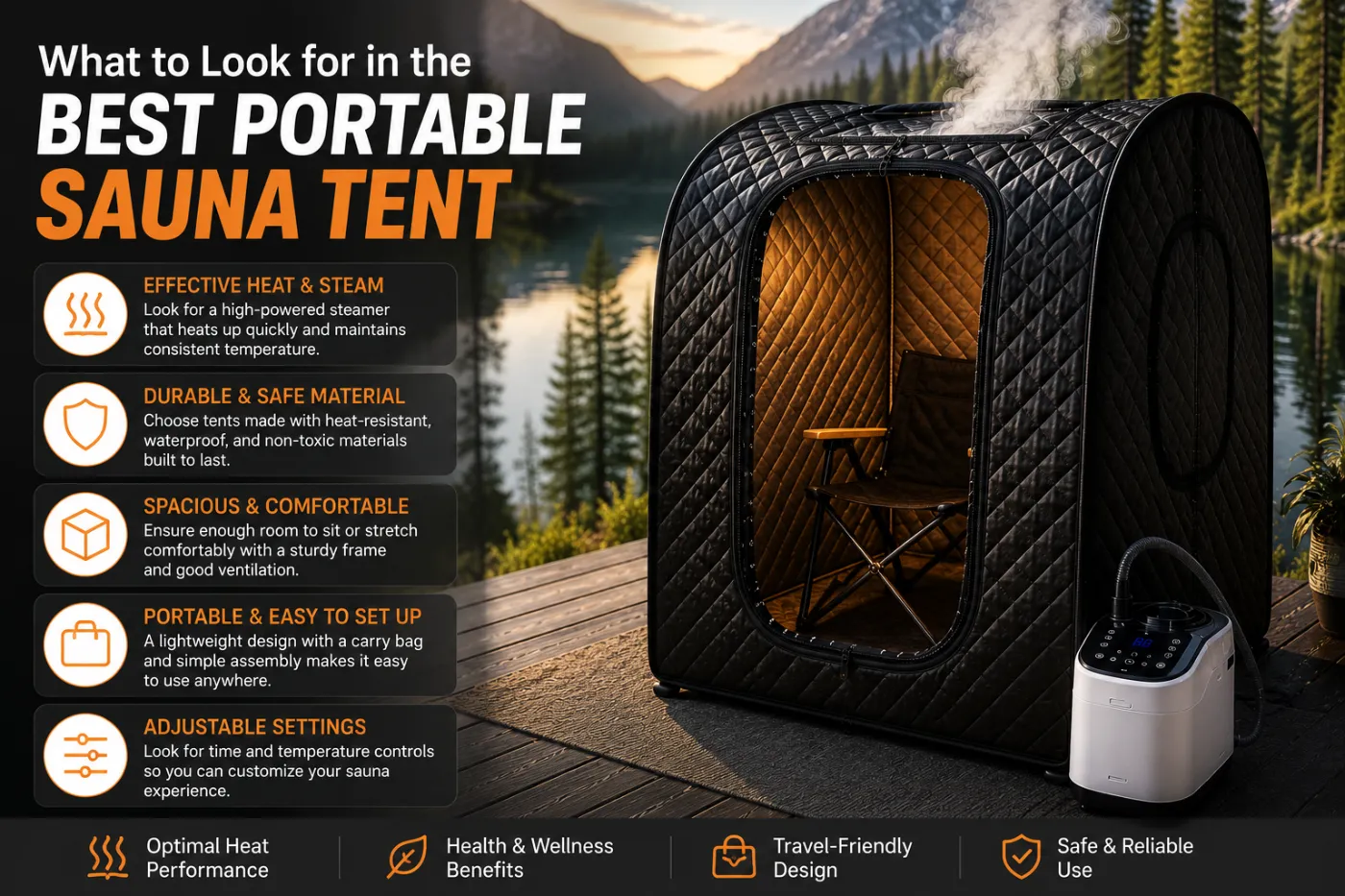 What to Look for in the Best Portable Sauna Tent