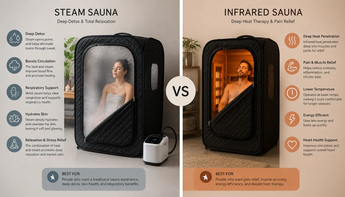 Why Some People Prefer Steam Over Infrared