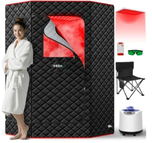 I-THERA-U XL Sauna Box - Best Portable Sauna With Red Light Therapy Overall
