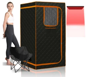 Smartmak Portable Infrared Sauna - Best Infrared Portable Sauna With Red Light Therapy