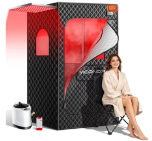 Viconor Portable Sauna Box - Best Portable Sauna With Red Light Therapy For Comfort