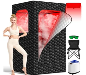 bsdonte Portable Sauna for Home - Best Budget Portable Sauna With Red Light Therapy