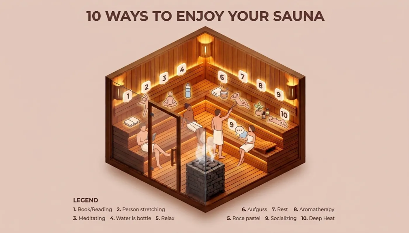 10 Things to Do Inside Your Sauna