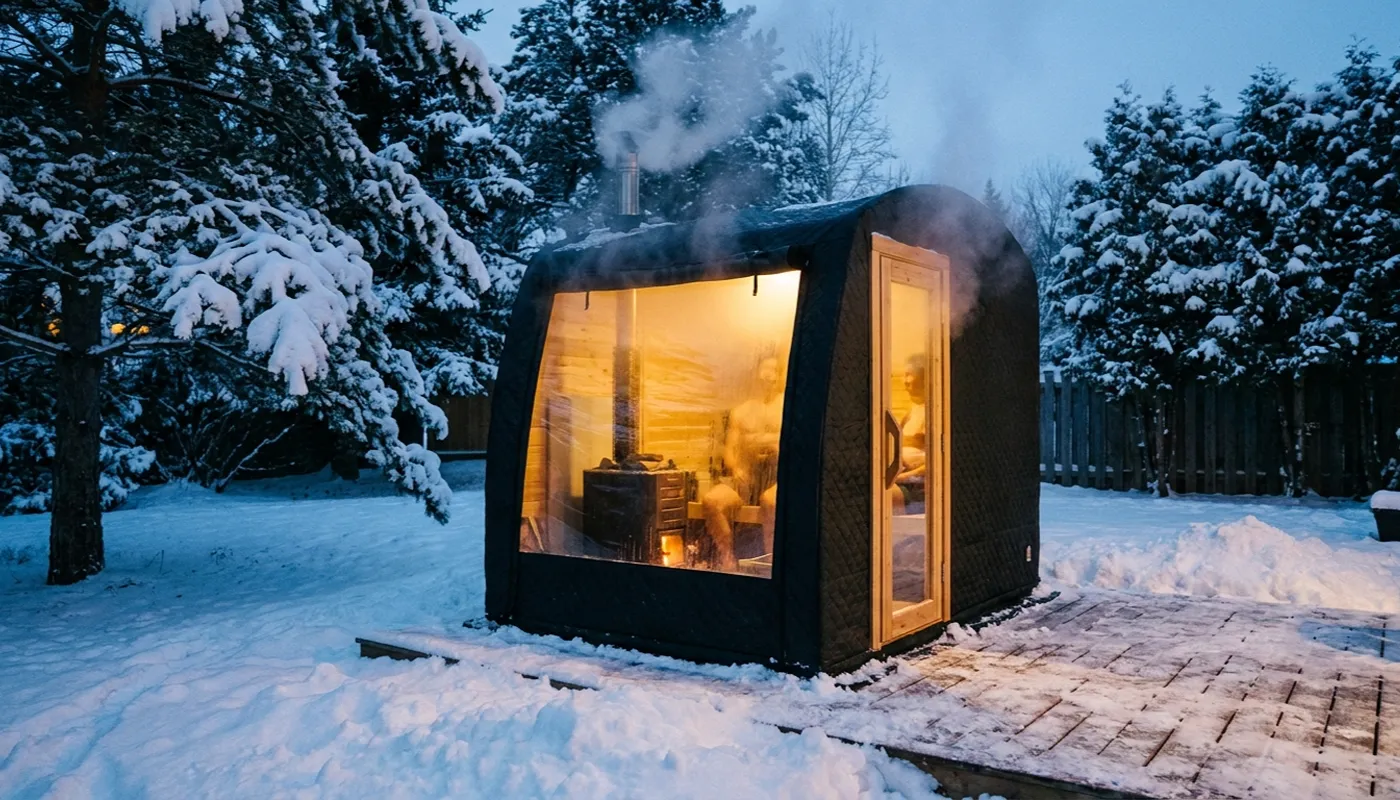 Can You Use a Portable Sauna in Winter