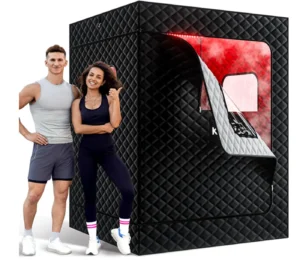 Best Portable Infrared Sauna: 5 Expert Picks for 2026 3 KASUE Upgraded 2-Person Sauna Box - Best for Comfort
