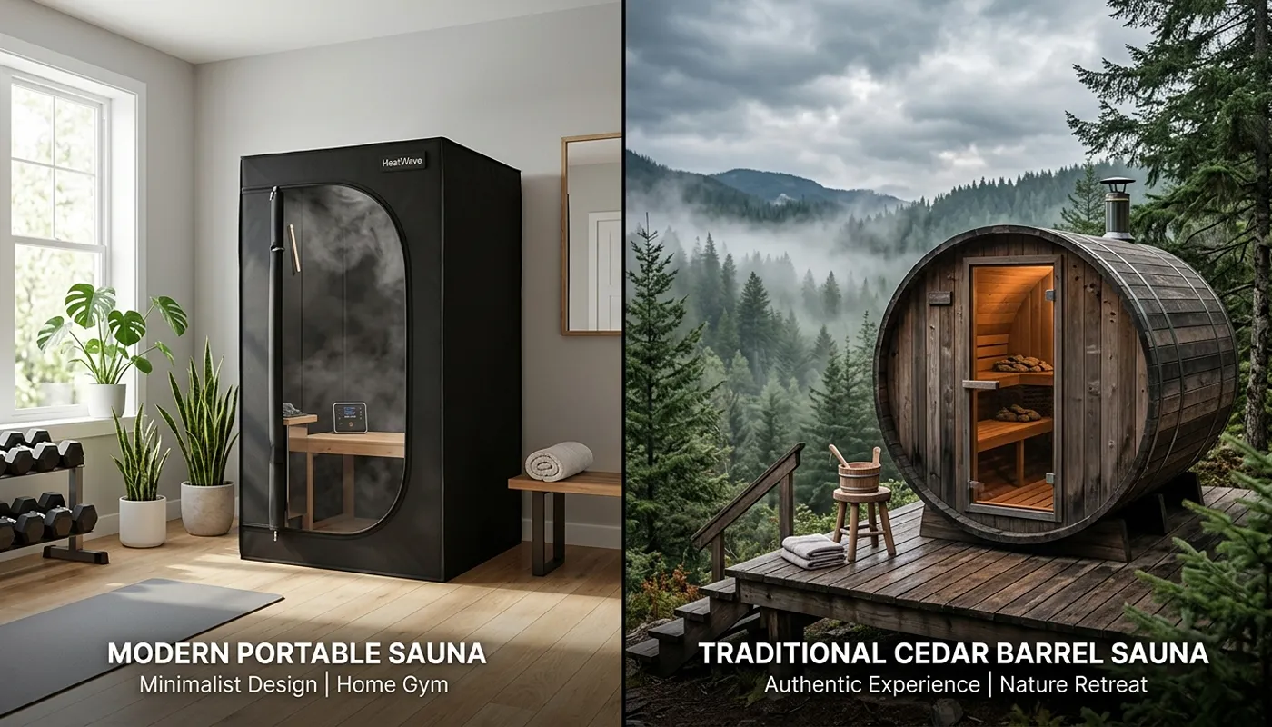 Portable Sauna Tent vs Sauna Barrel: 9 Ultimate Facts 2 Portable Sauna Tent vs. Sauna Barrel