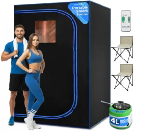 SereneLife 2 Person Portable Steam Sauna For Home - Best 2 Person Portable Sauna Overall