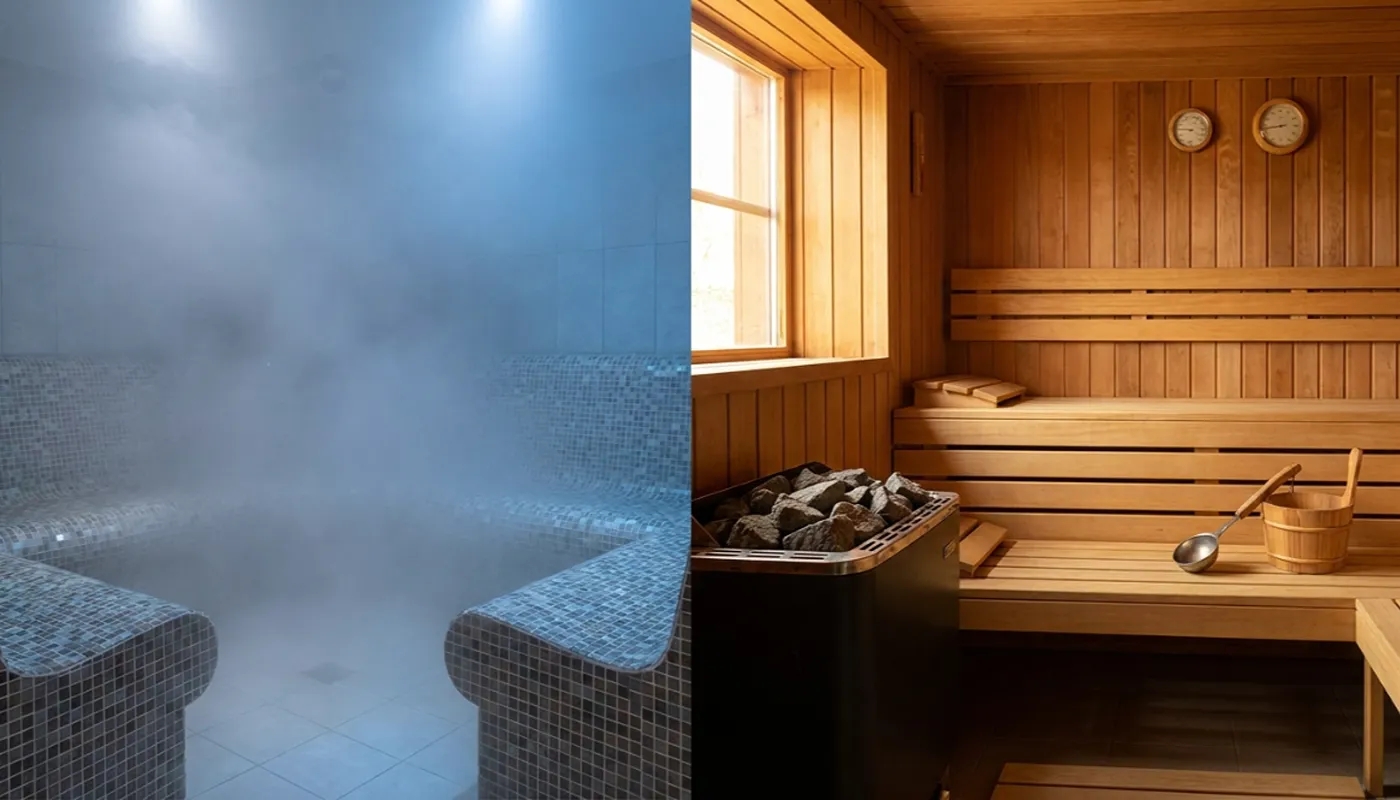 Steam Sauna vs Dry Sauna