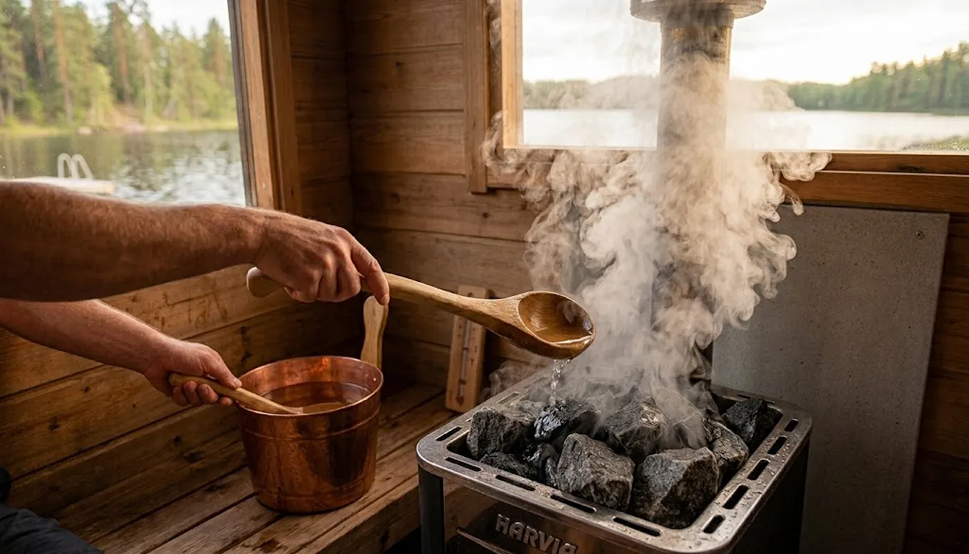 How to Get the Perfect Löyly: A Beginner's Guide to Sauna Steam 4 How to Pour Water Over Sauna Stones Correctly